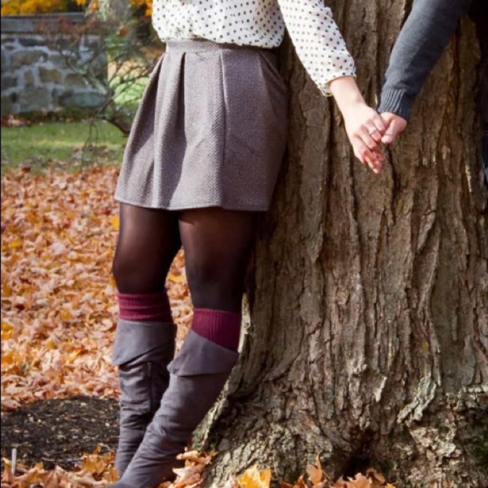 Gray Skirt